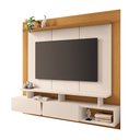 Ver imagem 2 de Painel TV 60" Home Astrea 160 cm Orgânico Portas em Detalhe Curvos H01- D'Rossi