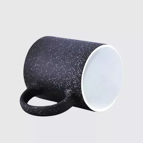 Caneca Mágica Glitter Muda de Cor Y2 Frase Anjo da Guarda Guarda Minha Alma - 3