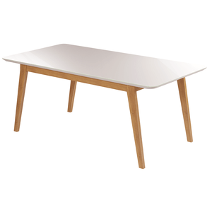 Mesa Elegance Tampo Vidro 120cm Canto Copo