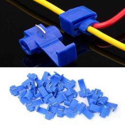 500un Conector Derivação Emenda Cabos Fios Azul 1,5 a 2,5mm - 2
