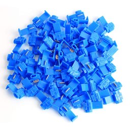 500un Conector Derivação Emenda Cabos Fios Azul 1,5 a 2,5mm - 3