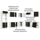 Ver mais imagens de Cozinha Completa 479001 Com Armário E Balcão Branco/Preto