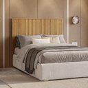 Ver imagem 1 de Painel Cabeceira Casal Ripado em MDF New Abrolhos