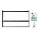 Ver imagem 3 de Prateleira com Suporte Estilo Industrial 45 x 65 cm Preta Bemfixa