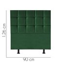 Ver imagem 2 de Cabeceira para Cama Box Solteiro 90 Cm Espanha:verde