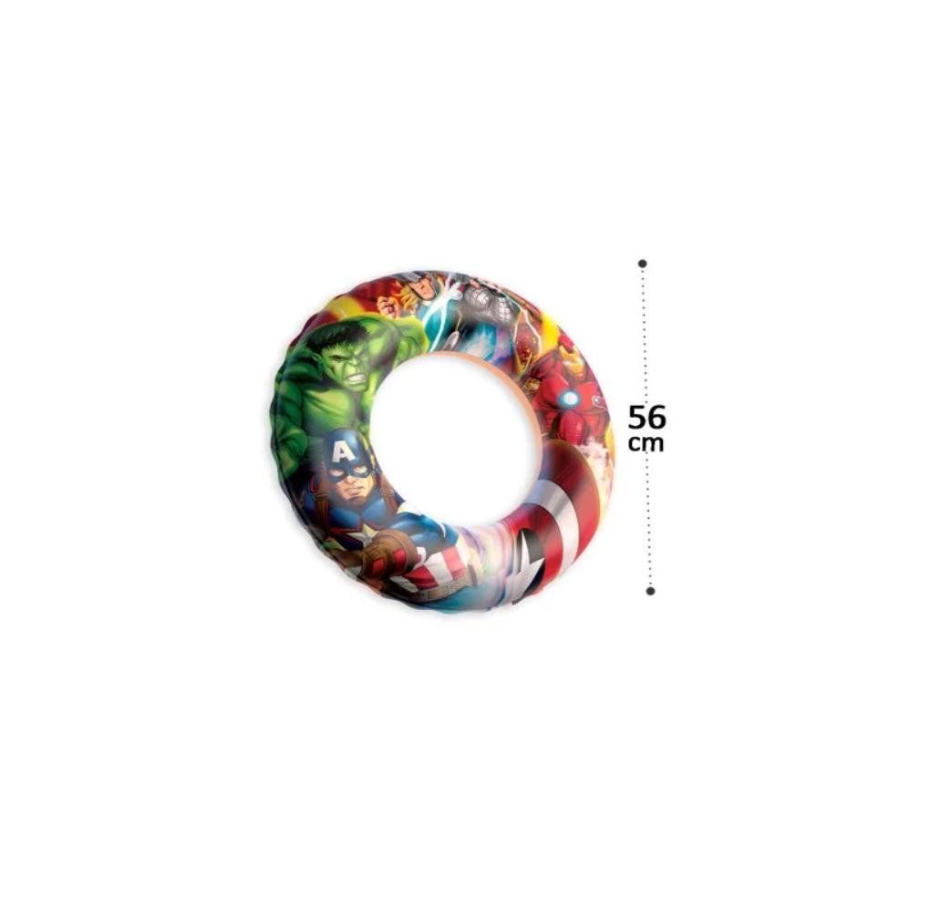Boia Circular Inflável 56cm Infantil Avengers Marvel Etilux - 1