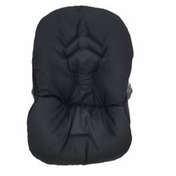 Capa para Bebê Conforto + Capota/ Protetor de Sol + Protetor de Cinto - Preto Liso - 5
