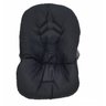 Capa para Bebê Conforto + Capota/ Protetor de Sol + Protetor de Cinto - Preto Liso - 5