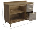 Ver imagem 4 de Armário de Cozinha Balcão 2 Portas e 3 Gavetas 120cm com Tampo e Pés M624 Botanic Kappesberg