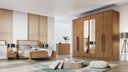 Ver imagem 2 de Guarda Roupa Casal Vertice New 6 Portas 6 Gavetas com Espelho Nh Rei de Casa Cumaru
