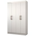 Ver imagem 3 de Armário Multiuso Albuquerque 4 Portas 8 Prateleiras Branco - Panorama Móveis