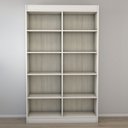 Ver imagem 5 de Armário Multiuso Albuquerque 4 Portas 8 Prateleiras Branco - Panorama Móveis