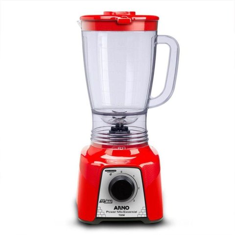 Liquidificador Arno Power Mix Essential Lq18 700w Vermelho 220v