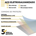 Ver imagem 3 de Balcão De Cozinha Em Aço Netuno Com 3 Gavetas Branco