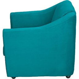 Kit 6 Poltronas Decorativas Para Sala De Espera Recepção Escritório Consultório Suede - 4