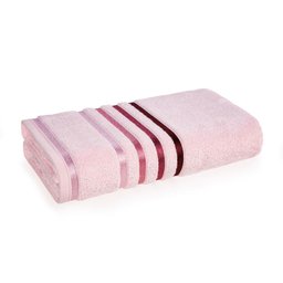 Toalha de Banho Karsten Fio Penteado Max Lumina Marshmallow/ Rosa - 1