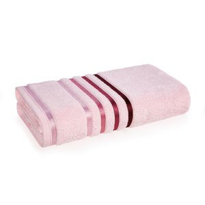 Toalha de Banho Karsten Fio Penteado Max Lumina Marshmallow/ Rosa