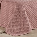 Ver imagem 4 de Kit Cobre Leito Colcha Vênus Queen Dupla Face Micropercal 200 Fios Liso 3 Peças - Rosê Casa Scarpa