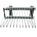 Ver imagem 3 de Calceiro Deslizante Aramado Cabide Para Calças Organizador Cabideiro para Closet 12 Varetas