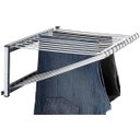 Ver imagem 1 de Calceiro Deslizante Aramado Cabide Para Calças Organizador Cabideiro para Closet 12 Varetas