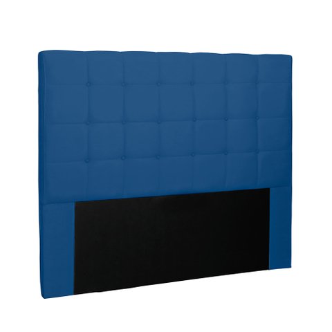 Cabeceira Verona Para Cama Box Casal 140 cm Suede Azul Marinho - D’Rossi