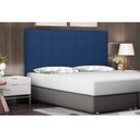 Ver imagem 2 de Cabeceira Verona Para Cama Box Casal 140 cm Suede Azul Marinho - D’Rossi