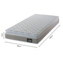 Ver imagem 2 de Conjunto Box Baú Prince Solteiro 88x188x46 com Cama Auxiliar e Colchão Hellen D33