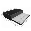 Ver imagem 3 de Conjunto Box Baú Prince Solteiro 88x188x46 com Cama Auxiliar e Colchão Hellen D33