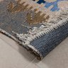 Passadeira Kilim Turco 0,60m x 1,80m Dupla Face Azul Royal - 6