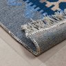 Passadeira Kilim Turco 0,60m x 1,80m Dupla Face Azul Royal - 3