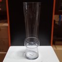 Ver imagem 3 de Vaso Decorativo Enfeite Casa Home&Co Vidro 49x15x15cm Transparente