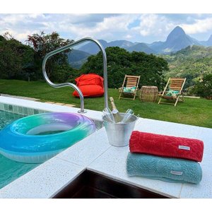 Piso Atérmico Para Piscina Ou Sauna  50x50x1,5cm Bahamas  Branco - Areia de Quartzo Ind. Cimentícia