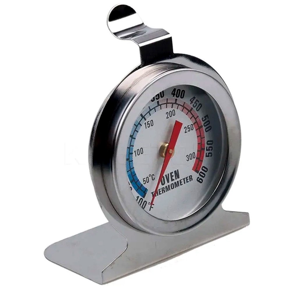 Termômetro Analógico Forno 300° Alta Qualidade Inox Com Base - 3