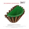 Cachepot P/ Vaso de Parede Meia Lua Madeira Eucalipto - 6