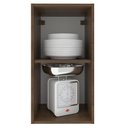 Ver imagem 3 de Armário Aéreo Madesa Glamy 35 cm 1 Porta Rustic Cor:Rustic