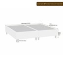 Ver imagem 3 de Cama Box Queen com Cabeceira Elegante Courino Caramelo Sallar Home