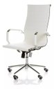 Ver imagem 1 de Cadeira de Escritório Giratoria Eames Branca -gold:cromado