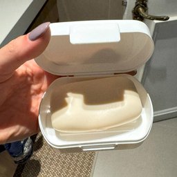 2 Saboneteiras Porta Sabonete Portátil Branco Viagem Bolsa Academia Crippa Acessórios - 2