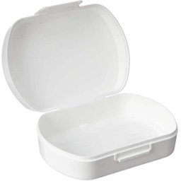 2 Saboneteiras Porta Sabonete Portátil Branco Viagem Bolsa Academia Crippa Acessórios - 3