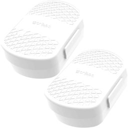 2 Saboneteiras Porta Sabonete Portátil Branco Viagem Bolsa Academia Crippa Acessórios - 1