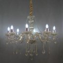 Ver imagem 3 de Lustre de Cristal Candelabro Maria Thereza Nice 8 Braços Startec