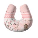 Ver imagem 2 de Almofada para Amamentar Árvore Rosa Floral Pássaros - Am407