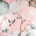 Ver imagem 3 de Almofada para Amamentar Árvore Rosa Floral Pássaros - Am407