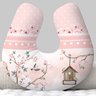 Almofada para Amamentar Árvore Rosa Floral Pássaros - Am407 - 1