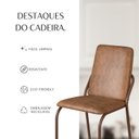 Ver imagem 7 de Kit 4 Cadeiras para Sala de Jantar Malibu Marrom