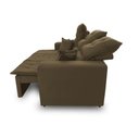 Ver imagem 6 de Sofá Retrátil e Reclinável 200cm Suede com Molas Espirais Europa King House