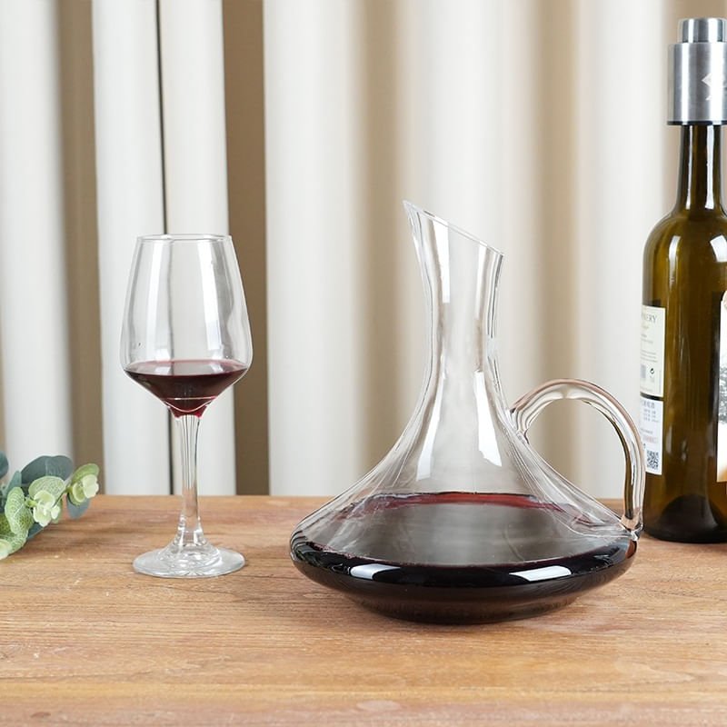 Decanter para Vinho com Alça - Decantador de Vidro Laradore - 4