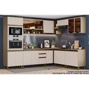 Ver mais imagens de Cozinha Modulada Connect 13 Peças 4aéreos+4balcões+ 1 Paneleiro +4complementos C6p05 Duna