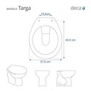 Ver imagem 3 de Tampa de Vaso Decorado Golfinhos Targa para bacia Deca Universal Oval