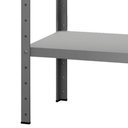 Ver imagem 5 de Estante Estilo Industrial Genova 3 Prateleiras 94 Cm Cinza Artef Cinza